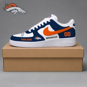 Limited Edition – Customized NFL Denver Broncos Af1 Shoes