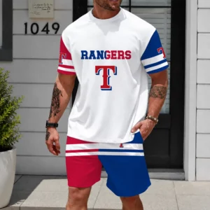 Limited Edition – Customized MLB Texas Rangers Unisex T-Shirt & Shorts Set