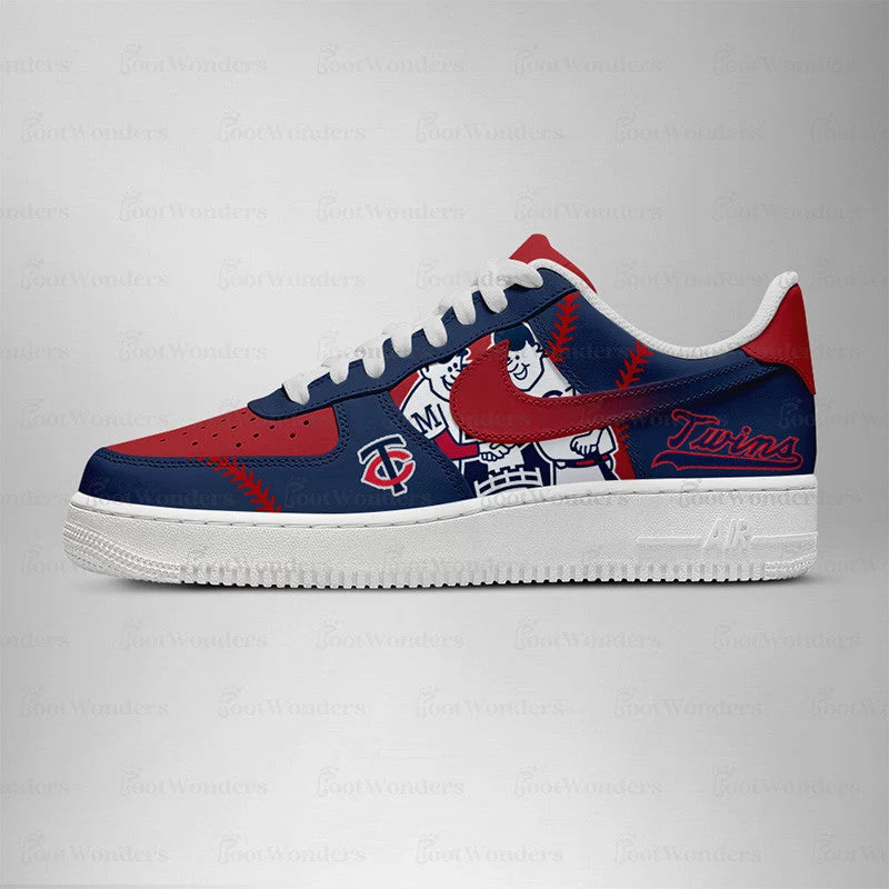 Limited Edition – Customized MLB Minnesota Twins Air force 1 Shoes - Image 3