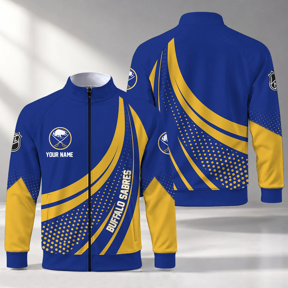 Limited Edition – Customized NHL Buffalo Sabres Stand Collar Jacket