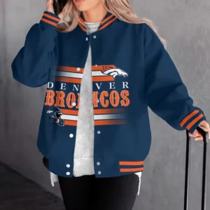 Limited Edition – Customized NFL Denver Broncos Satin Varsity & Baseball Jacket