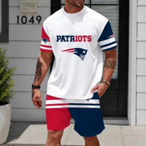 Limited Edition -customized NFL New England Patriots Unisex T-Shirt & Shorts Set