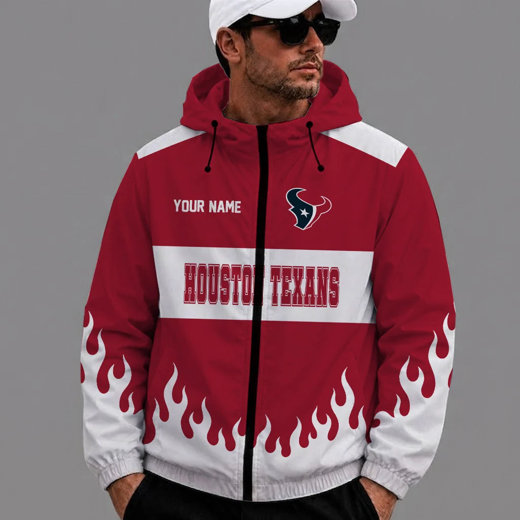 Limited Edition – Customized NFL Houston Texans Windbreaker Jacket