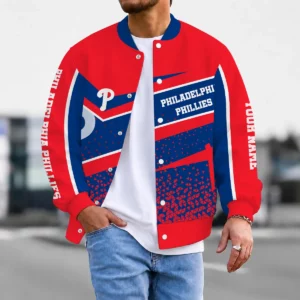 Limited Edition – Customized MLB Philadelphia Phillies Satin Varsity & Baseball Jacket