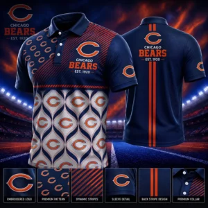 Limited Edition – Customized NFL Chicago Bears Polo Shirt
