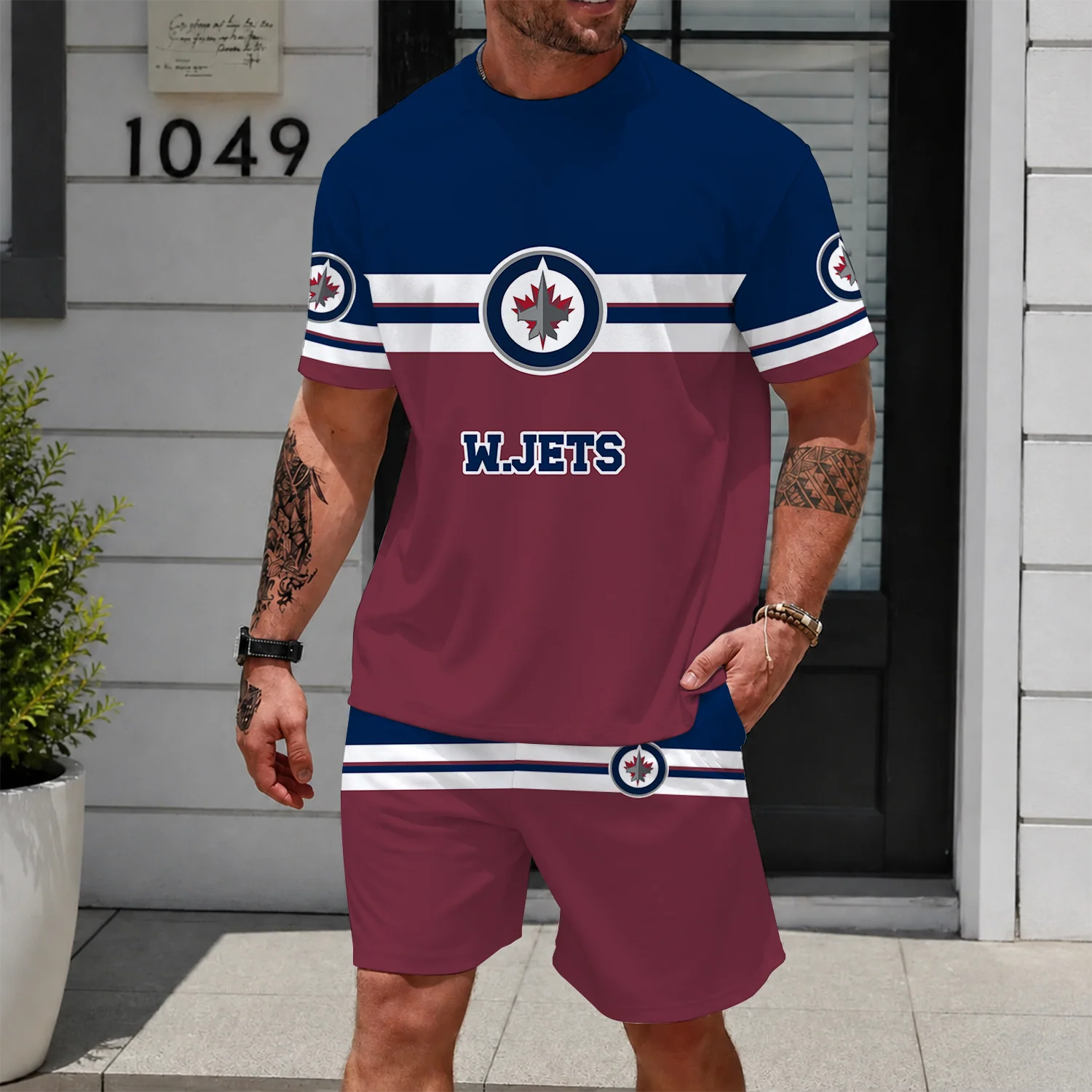 Limited Edition – Customized NHL Winnipeg Jets Unisex T-Shirt & Shorts Set