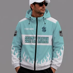 Limited Edition – Customized NHL Seattle Kraken Windbreaker Jacket