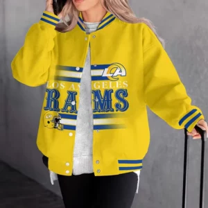 Limited Edition – Customized NFL Los Angeles Rams Satin Varsity & Baseball Jacket