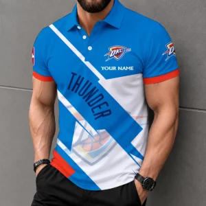 Limited Edition – Customized NBA Oklahoma City Thunder Polo Shirt