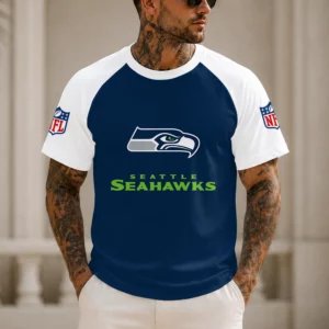 Limited Edition – Customized NFL Seattle Seahawks Raglan Tee