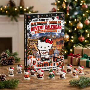 Hello Kitty x Baltimore Orioles 2026 MLB Advent Calendar Orioles Baseball Decor Gifts