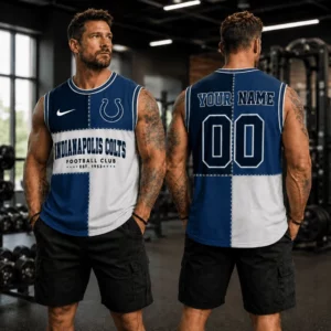 Limited Edition – Customized NFL Indianapolis Colts Men’s Gym Shirt