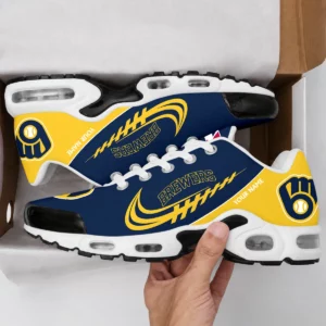 Limited Edition – Customized MLB Milwaukee Brewers Air Max Plus Sneakers