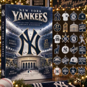 New York Yankees Advent Calendar 2026 Christmas Countdown Gift For Fans