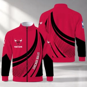 Limited Edition – Customized NBA Chicago Bulls Stand Collar Jacket