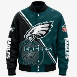 Limited Edition – Customized NFL Philadelphia Eagles Satin Varsity & Baseball Jacket