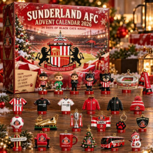 Sunderland AFC Advent Calendar 2026 Special Sunderland AFC Xmas Countdown Calendar