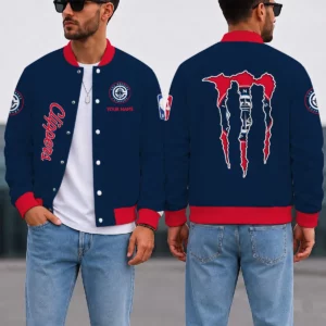 Limited Edition – Customized NBA Los Angeles Clippers Baseball Jacket, Satin Varsity Jacket