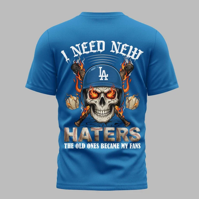 Limited Edition – Customized MLB Los Angeles Dodgers Muticolor T-Shirt - Image 3