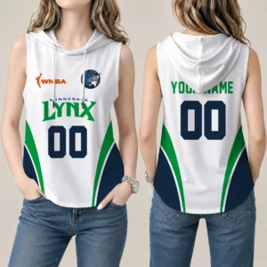 Limited Edition – Customized WNBA Minnesota Lynx Women’s Sleeveless Hooded Pocket Tank Top