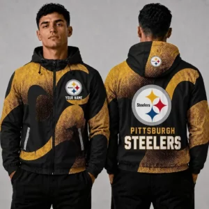 Limited Edition – Customized NFL Pittsburgh Steelers Windbreaker Jacket