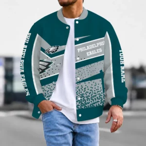 Limited Edition – Customized NFL Philadelphia Eagles Satin Varsity & Baseball Jacket