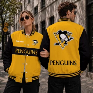 Limited Edition – Customized NHL Pittsburgh Penguins Satin Varsity Jacket & Baseball Jacket