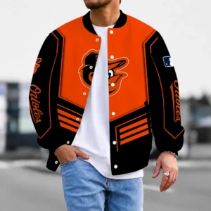 Limited Edition – Customized MLB Baltimore Orioles Satin Varsity & Baseball Jacket