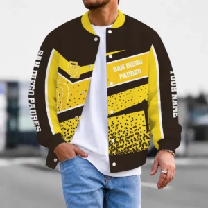 Limited Edition – Customized MLB San Diego Padres Satin Varsity & Baseball Jacket