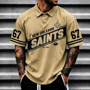 Limited Edition – Customized NFL New Orleans Saints Polo Shirt