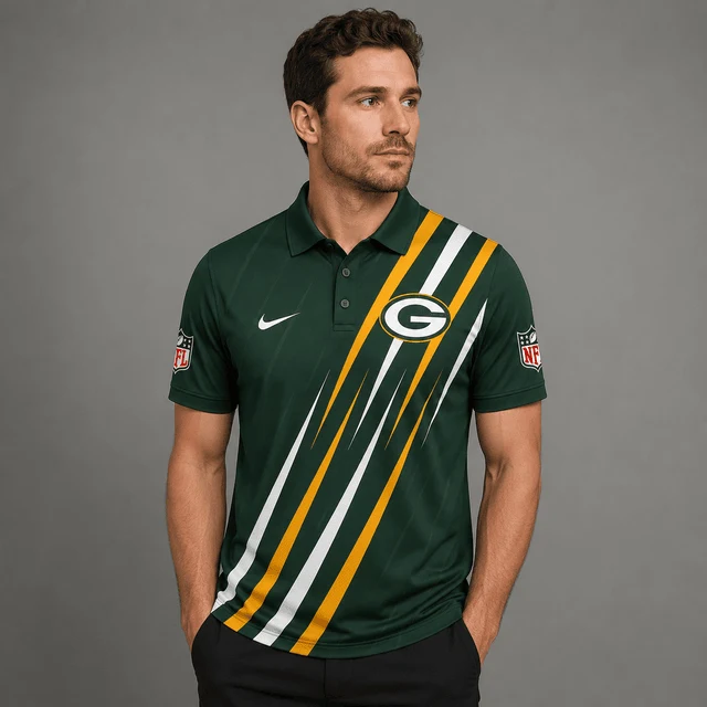 Limited Edition – Customized NFL Green Bay Packers Polo Shirt