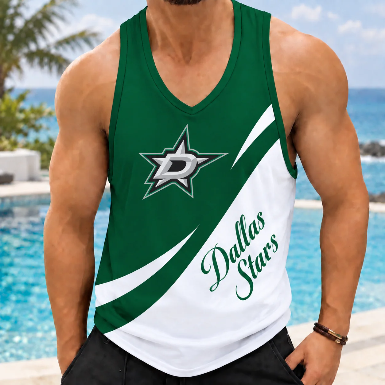 Limited Edition – Customized NHL Dallas Stars Men’s Tank Top