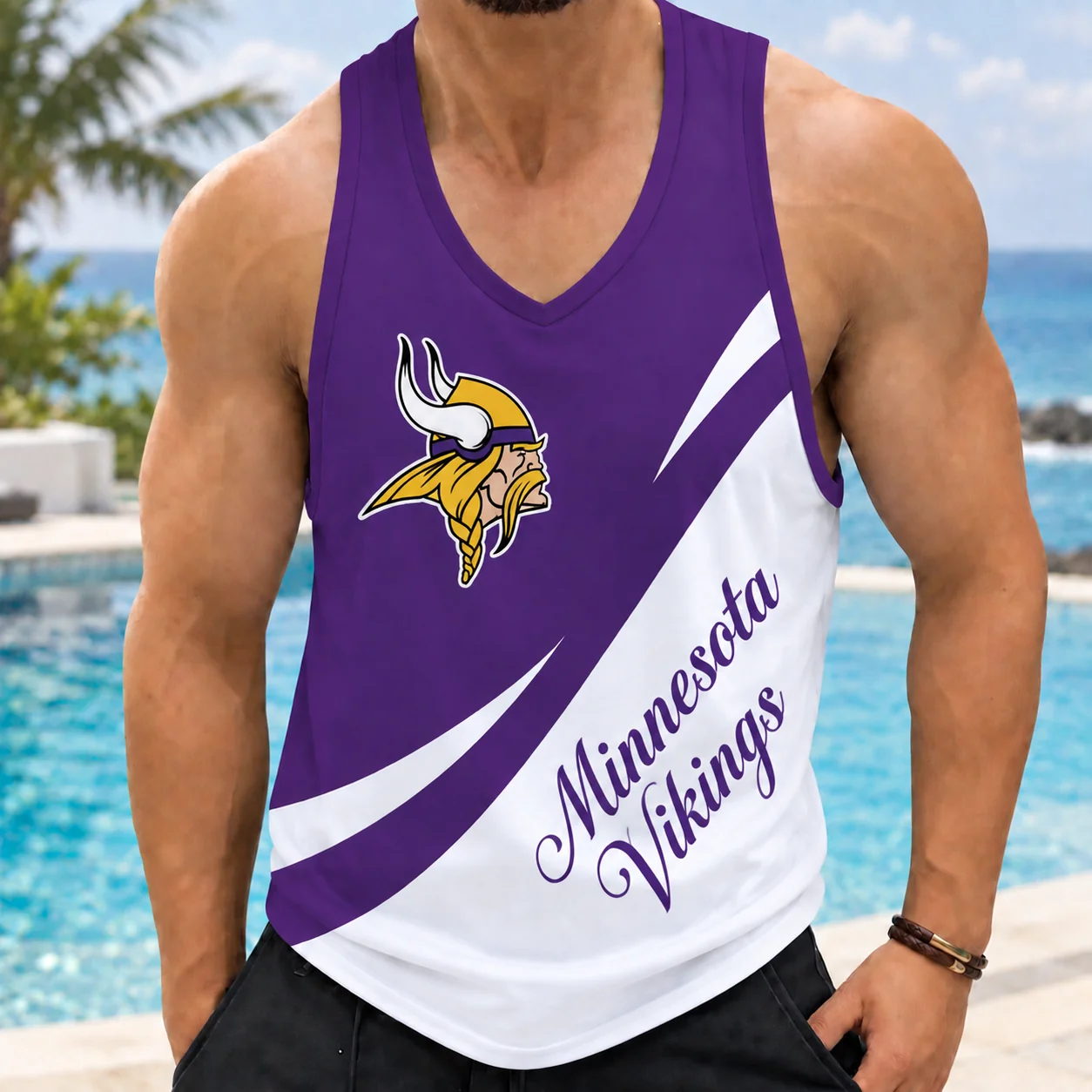 Limited Edition – Customized NFL Minnesota Vikings Men’s Tank Top