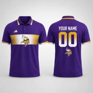 Limited Edition – Customized NFL Minnesota Vikings Polo Shirt