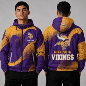 Limited Edition – Customized NFL Minnesota Vikings Windbreaker Jacket
