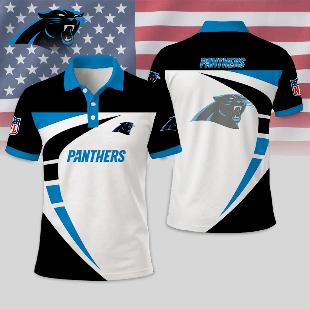 Limited Edition – Customized NFL Carolina Panthers Polo Shirt