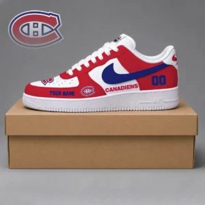 Limited Edition – Customized NHL Montreal Canadiens Af1 Shoes