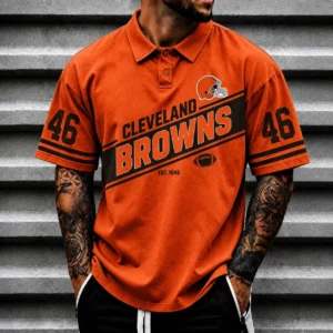 Limited Edition – Customized NFL Cleveland Browns Polo Shirt