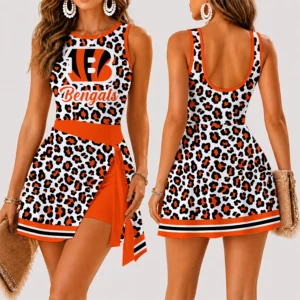 Limited Edition – Customized NFL Cincinnati Bengals Women’s Summer Skort Dress