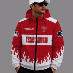 Limited Edition – Customized MLB Texas Rangers Windbreaker Jacket