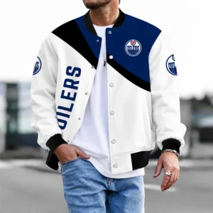 Limited Edition – Customized NHL Edmonton Oilers Satin Varsity Jacket & Baseball Jacket