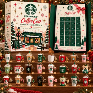 Starbucks Coffee Cup Advent Calendar Starbucks Christmas Ornaments Gift For Friends