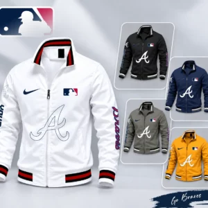 Limited Edition – Customized MLB Atlanta Braves Multicolor Men’s Casual Jacket