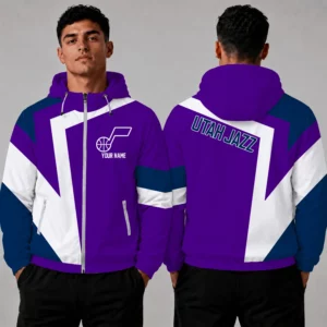 Limited Edition – Customized NBA Utah Jazz Windbreaker Jacket