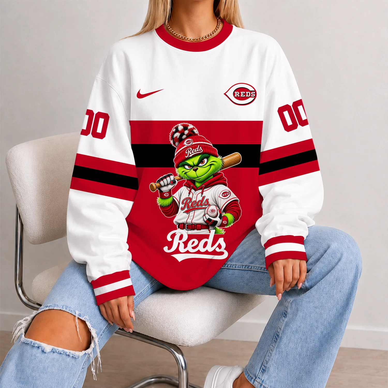 Limited Edition – Customized MLB Cincinnati Reds Unisex Sweatshirt