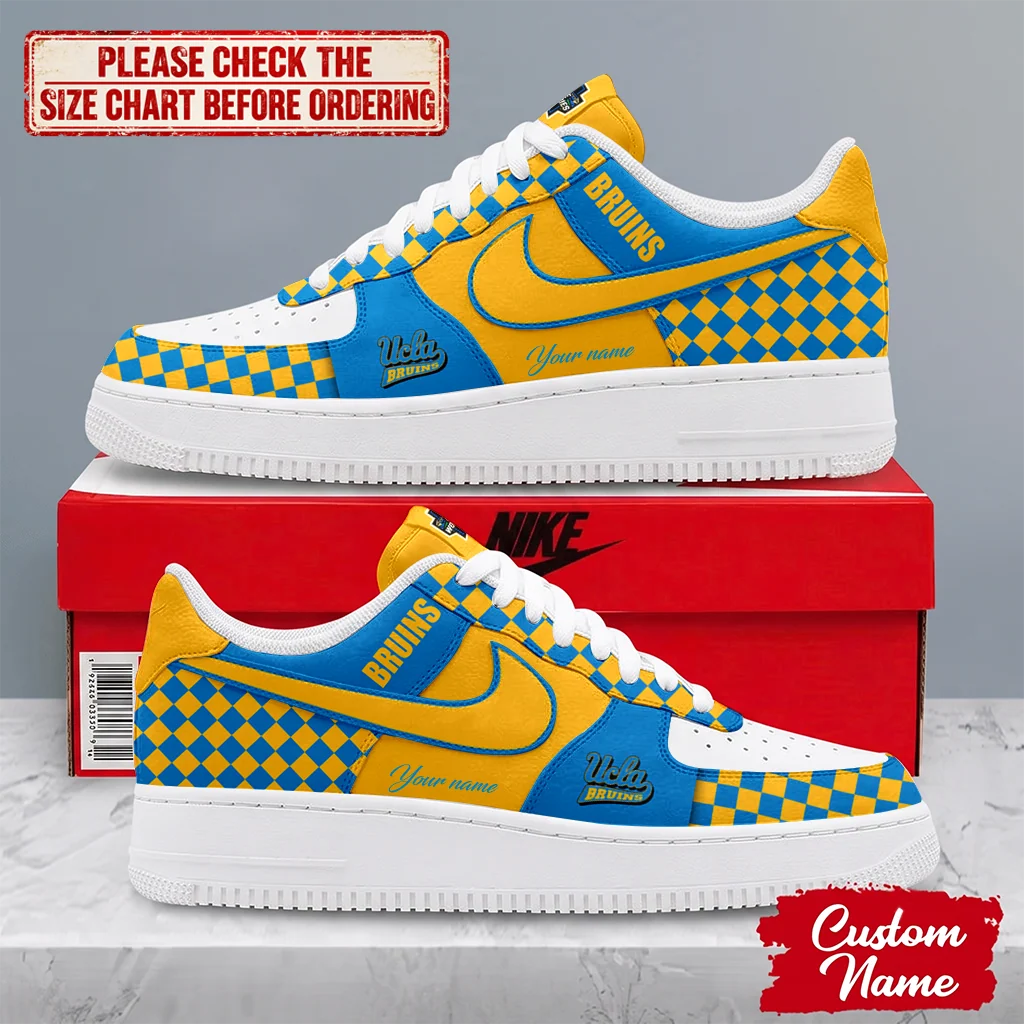 Limited Edition – Customized NCAA Ucla Bruins Af1 Shoes