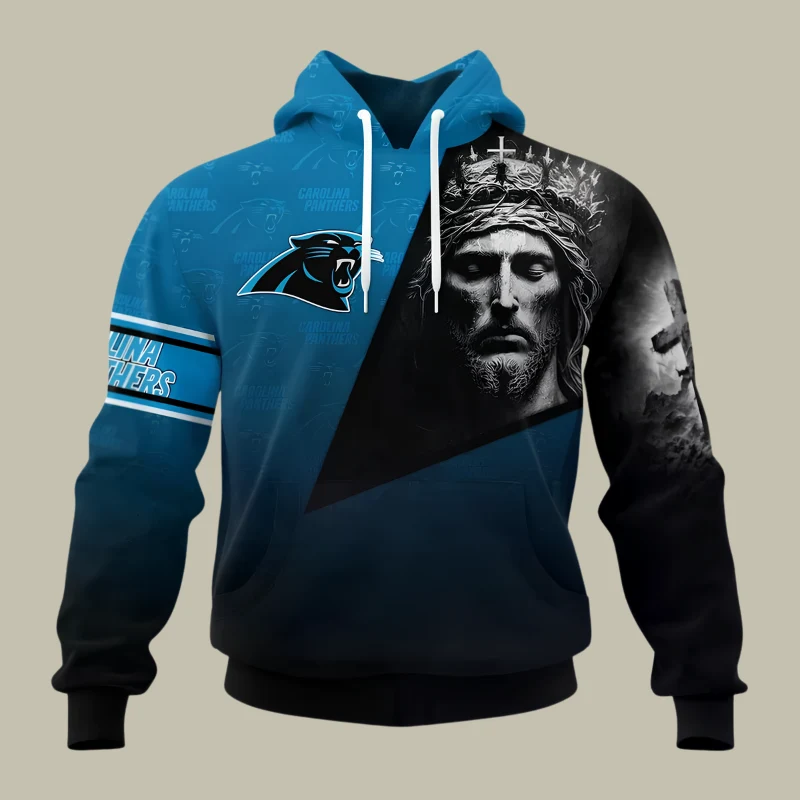 Limited Edition – Customized NFL Carolina Panthers God’s Blessing T-Shirt, Hoodie & Zip Hoodie - Image 2