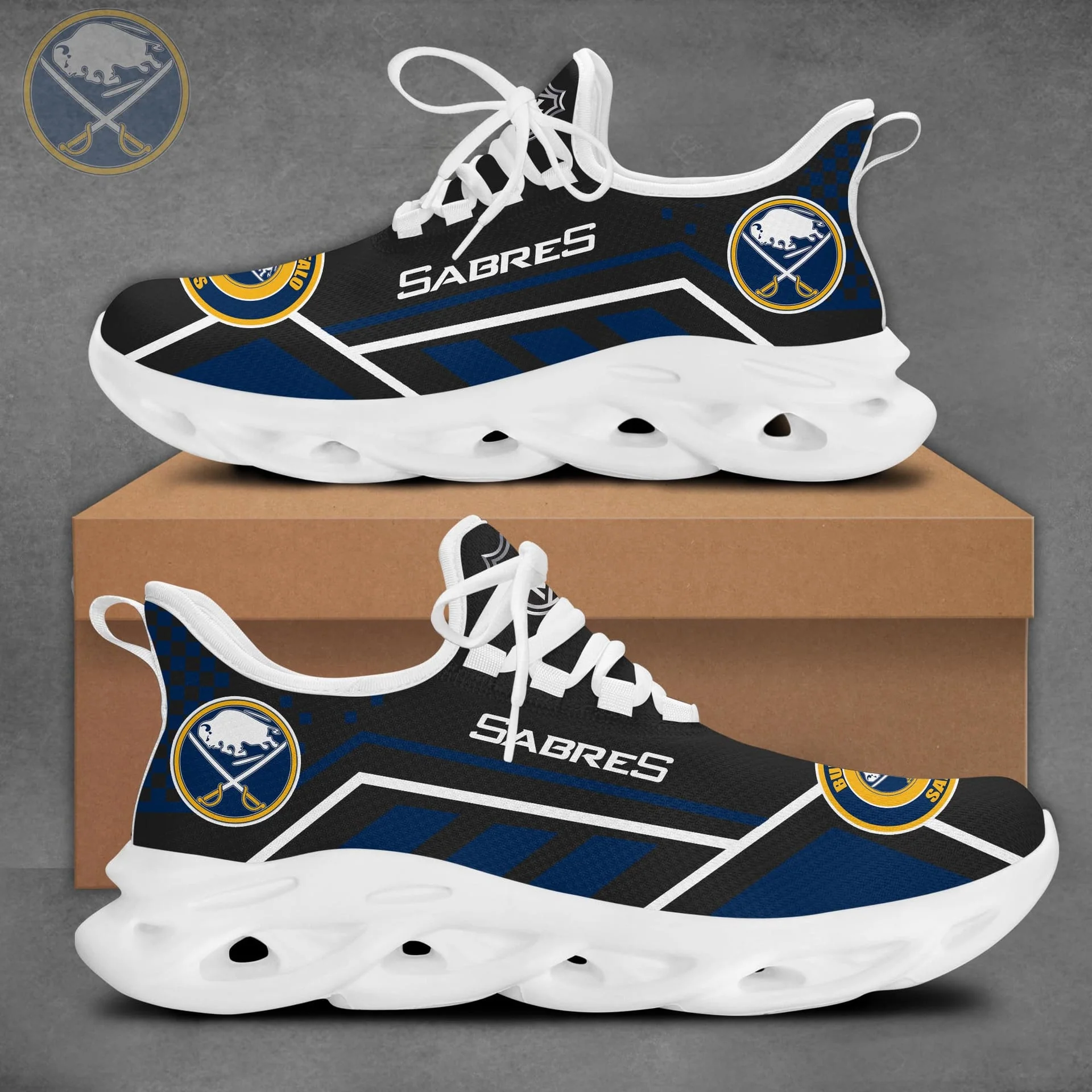 Limited Edition – Customized NHL Buffalo Sabres Max Soul Sneakers - Image 2