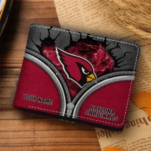 Limited Edition – Customized NFL Arizona Cardinals Leather Wallet