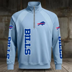 Limited Edition – Customized NFL Buffalo Bills Men’s Multicolor Quarter-Zip Pullover